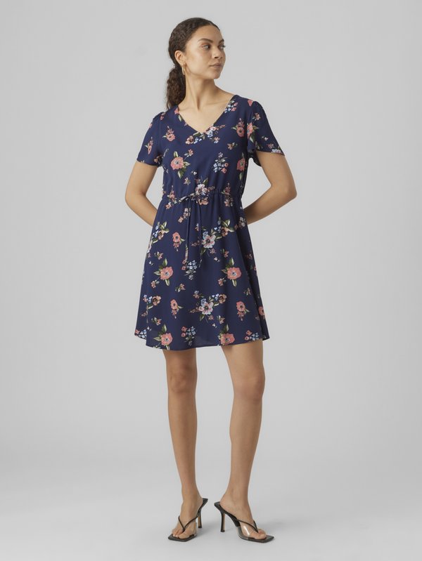Vero Moda VMEASY Short - Day dress - dark blue