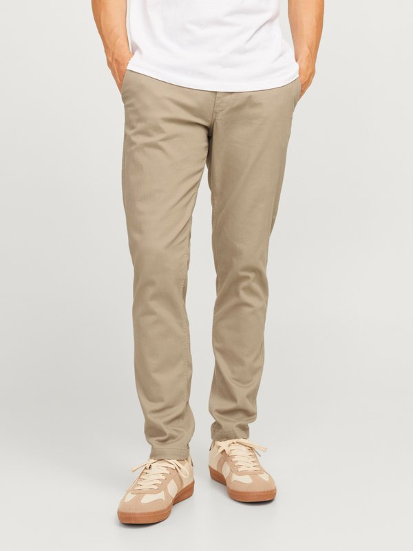 Jack & Jones JPSTMARCO JJDAVE NOOS - Chinos - crockery