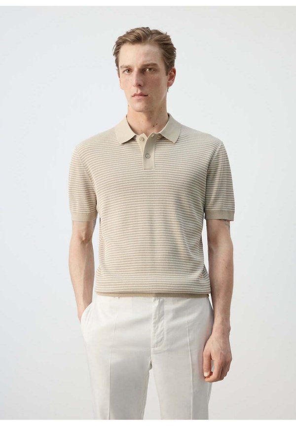 Mango ADULT - Polo shirt - beige