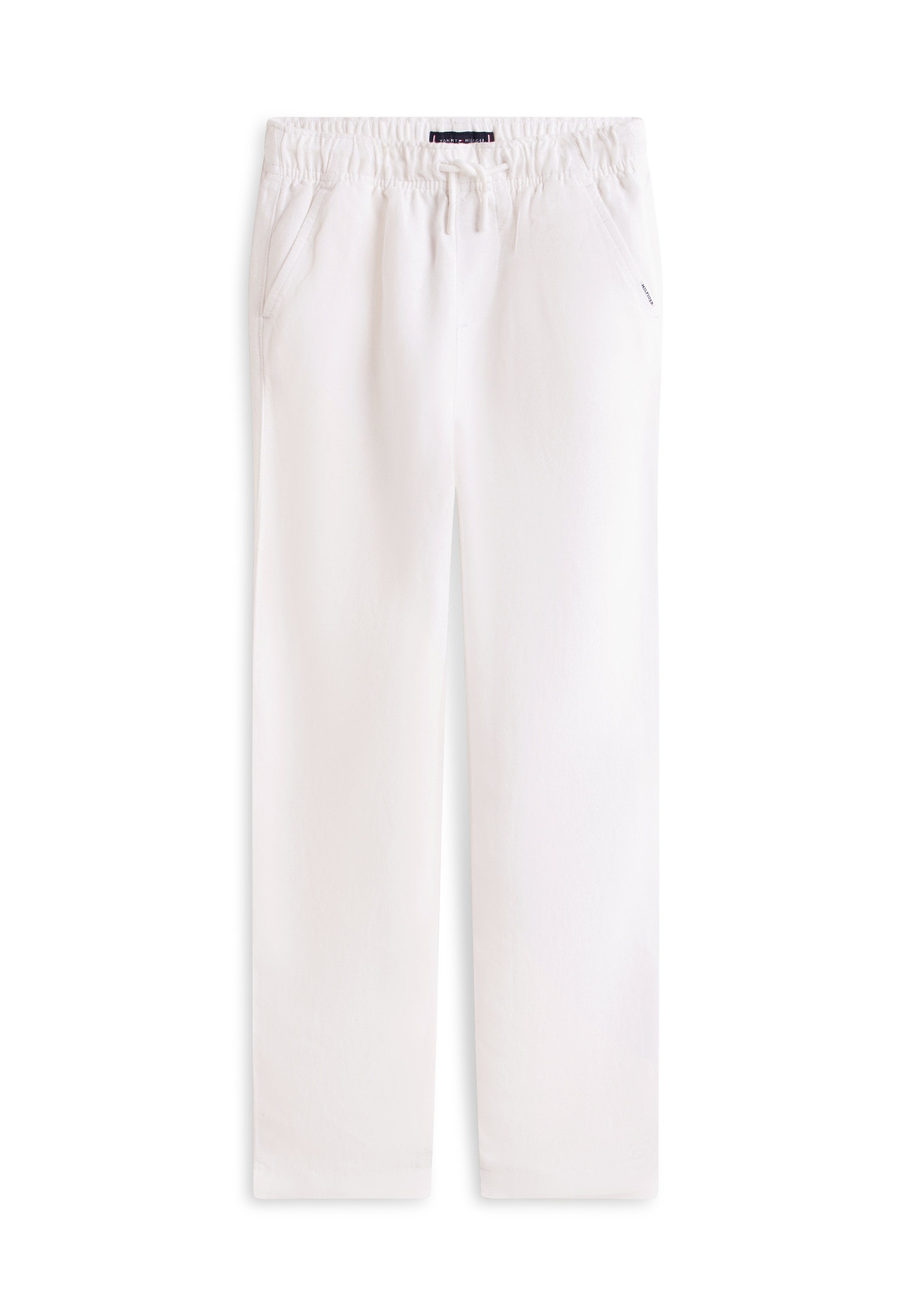 SIGNATURE RELAXED LINEN BLEND TROUSERS Media 1
