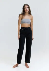 PULL&BEAR Straight leg jeans - dark-blue denim