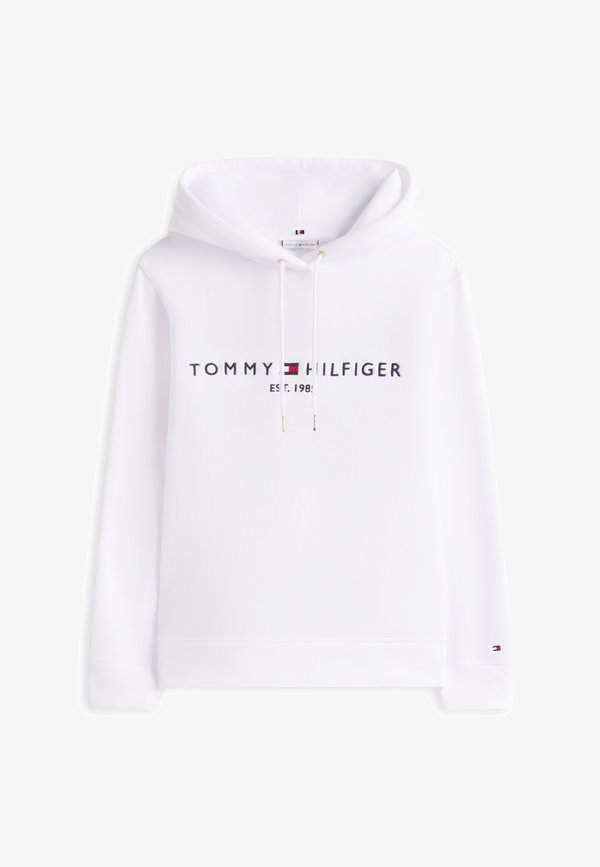 Tommy Hilfiger HILFIGER HOODIE  - Hoodie - white