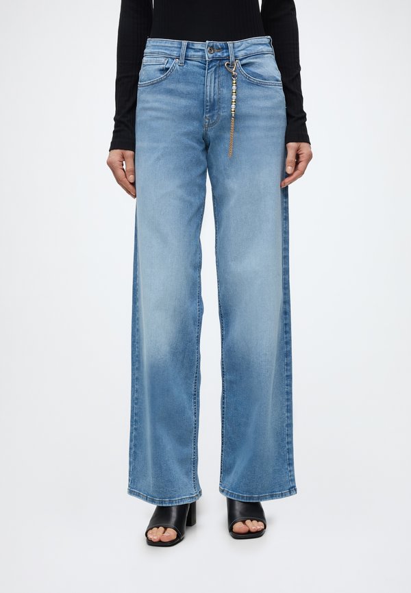 ONLY ONLMADISON - Wide Leg - medium blue