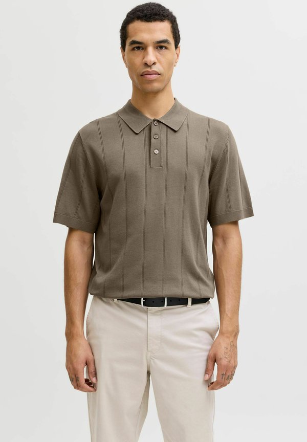 Jack & Jones Knitted Knitted - Polo shirt - morel