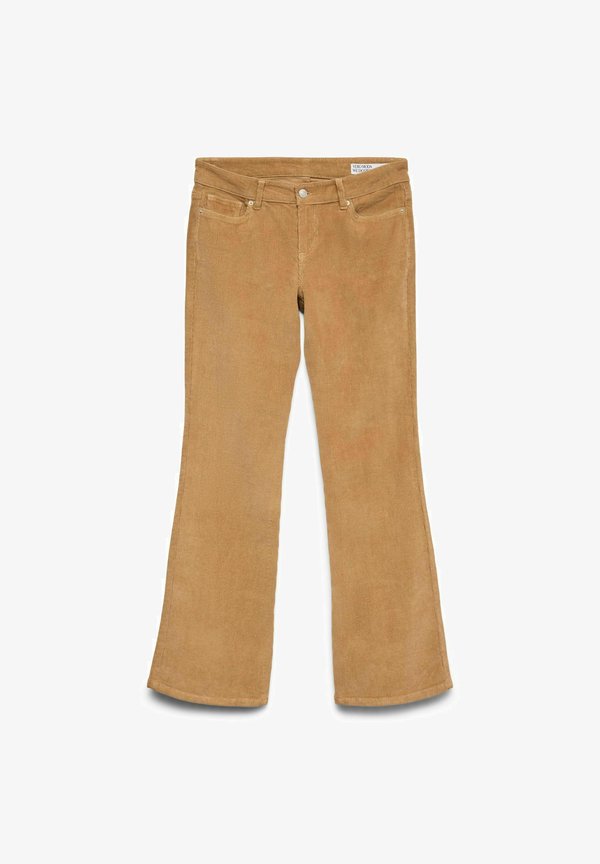 Vero Moda VMSIGI Low rise Corduroy - Trousers - tobacco brown