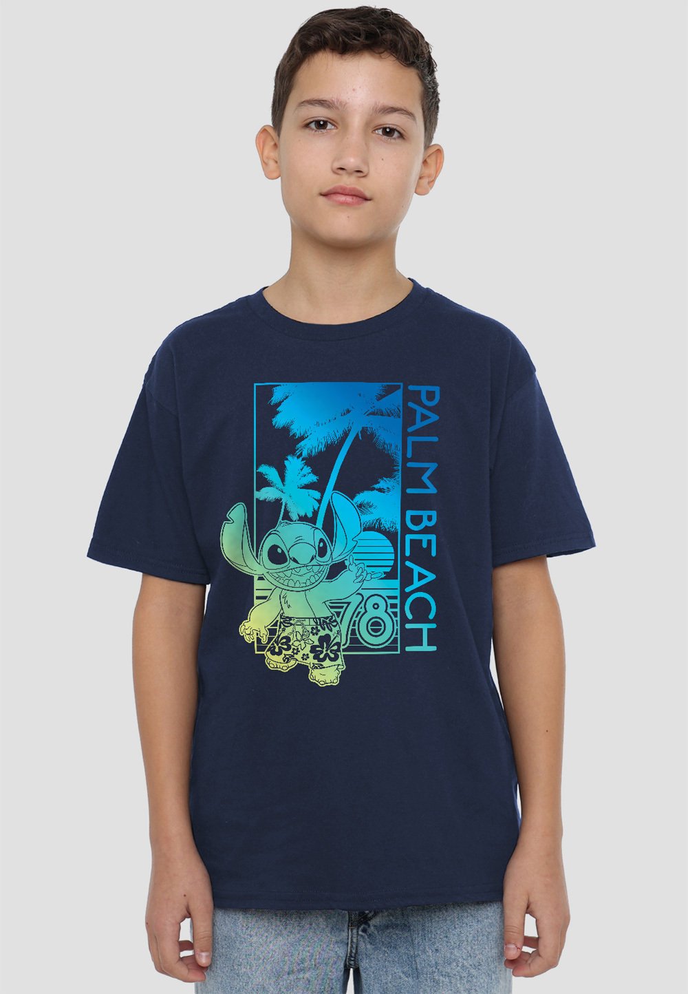 Disney STITCH GRADIENT PALM BEACH
