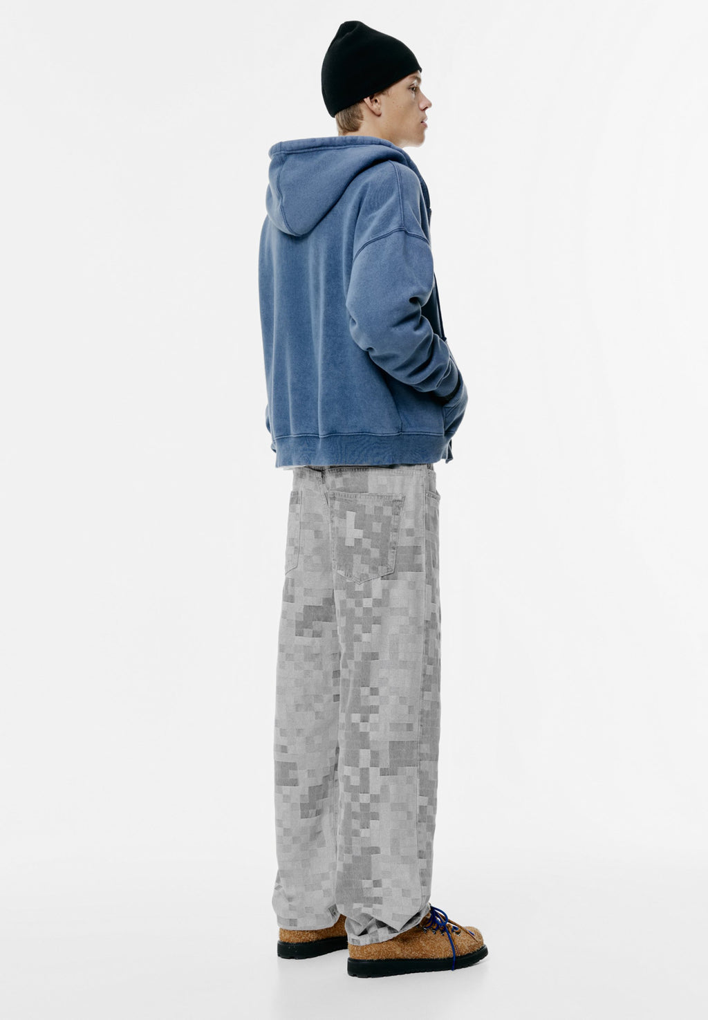 PULL&BEAR JACQUARD CHECK