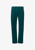 s.Oliver TWILL MIT ZIERNAHT - Straight leg jeans - tannengrün