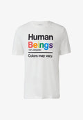s.Oliver MIT PRIDE-MOTIV - Basic T-shirt - weiß
