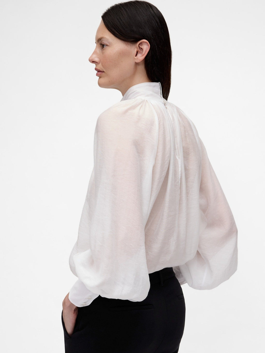 GAP GAPSTUDIO SHEER BOW SHIRT