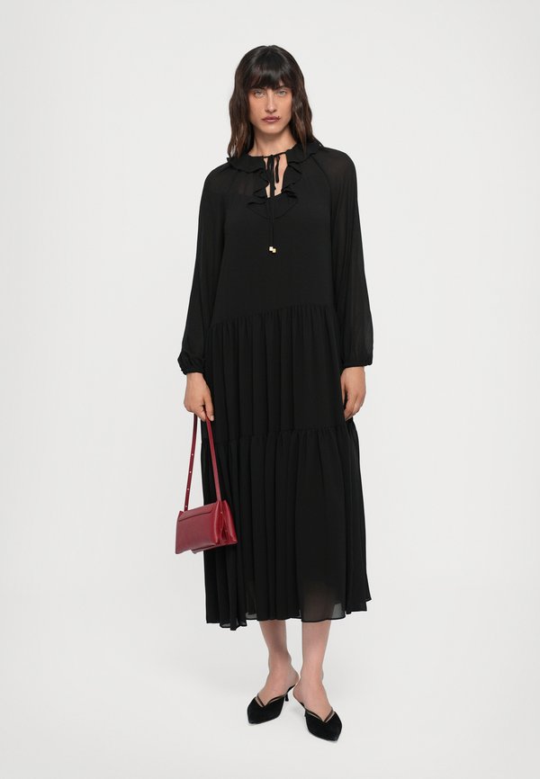 MICHAEL Michael Kors RUFFLE NECK MAXI DRESS