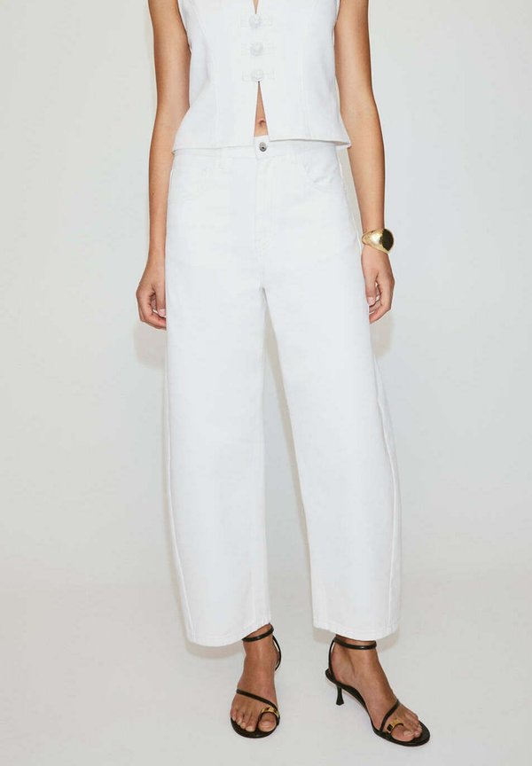 Mango ADULT - Wide Leg - white