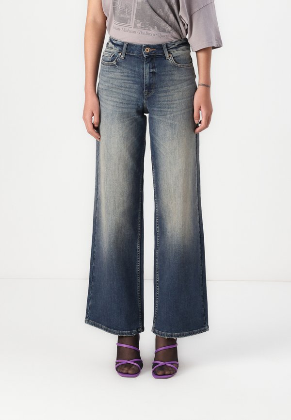 ONLY Wide-fit ONLMADISON High waist Wide Leg Fit - Wide Leg - medium blue denim