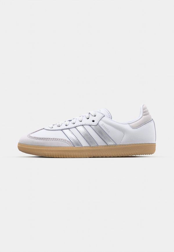 adidas Originals SAMBA OG - Trainers - footwear white/silver metallic/grey one