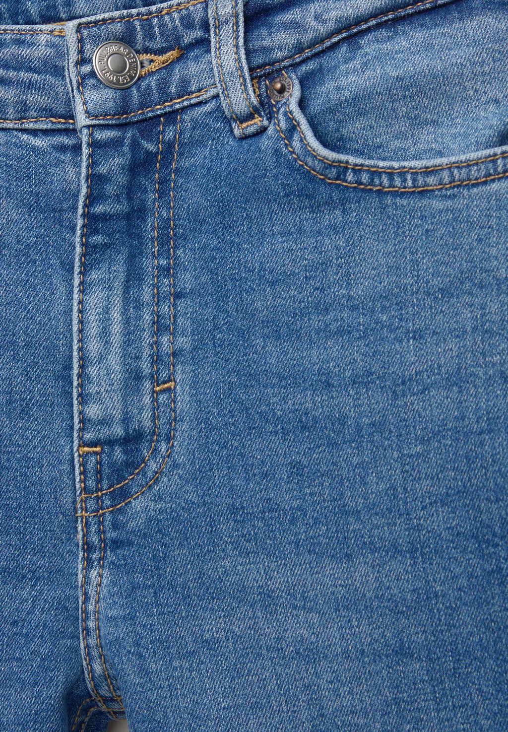PULL&BEAR MID-WAIST KICK BELL BOTTOM