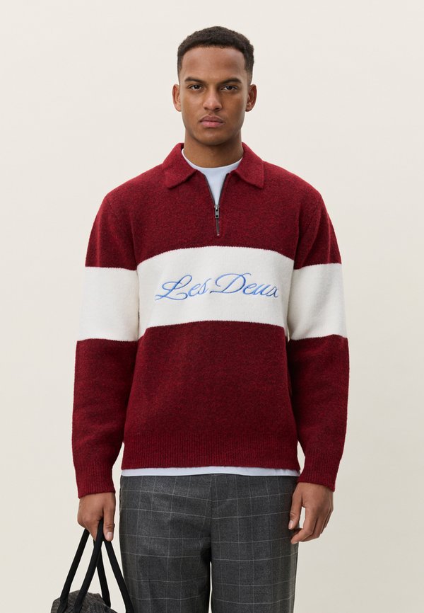 Les Deux CORY HALF-ZIP KNIT JUMPER
