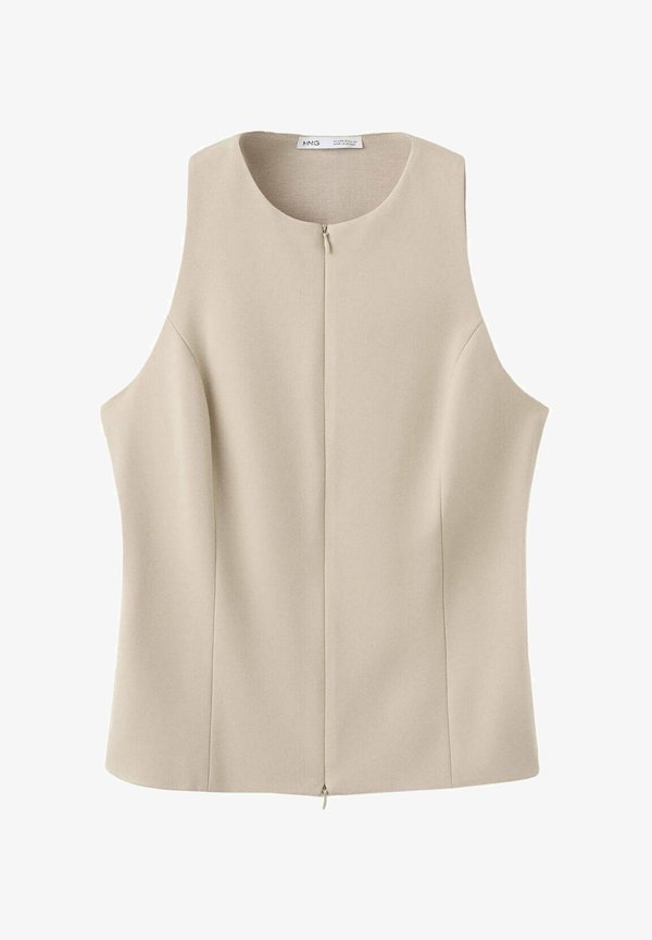 Mango ADULT - Waistcoat - sand