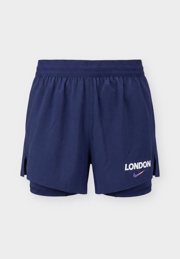 Nike Performance SWIFT - 2-in-1 shorts - midnight navy