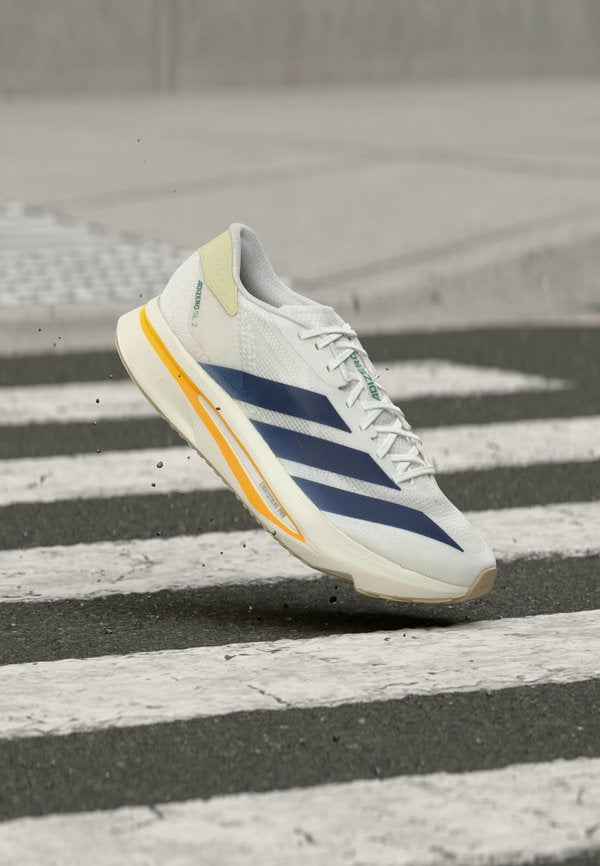 adidas Performance ADIZERO SL2 - Road running shoes - footwear white/dark blue/dual yellow