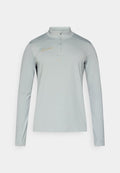Nike Performance Long sleeved top - light smoke grey/black/white/metallic gold-coloured