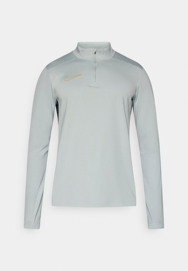 Nike Performance ACD25 DRILL TOP - Long sleeved top - light smoke grey/black/white/metallic gold-coloured