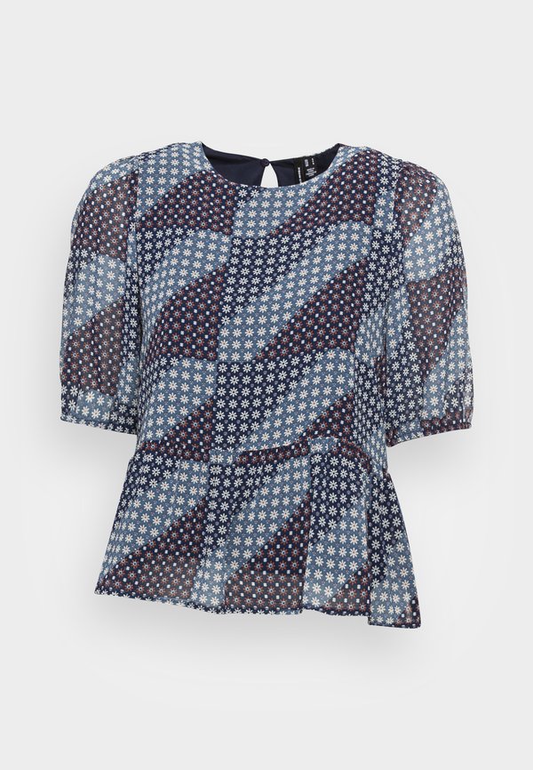 Vero Moda VMNATASHA PATCHWORK 2/4 BLOUSE