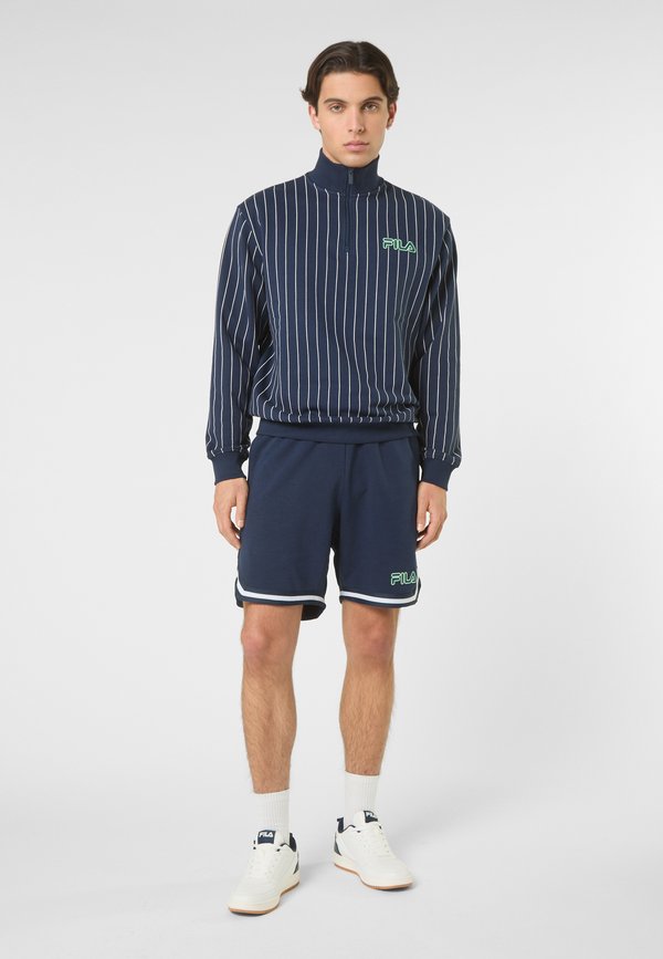 Fila STATUTO LOOSE PINSTRIPED HALF ZIP