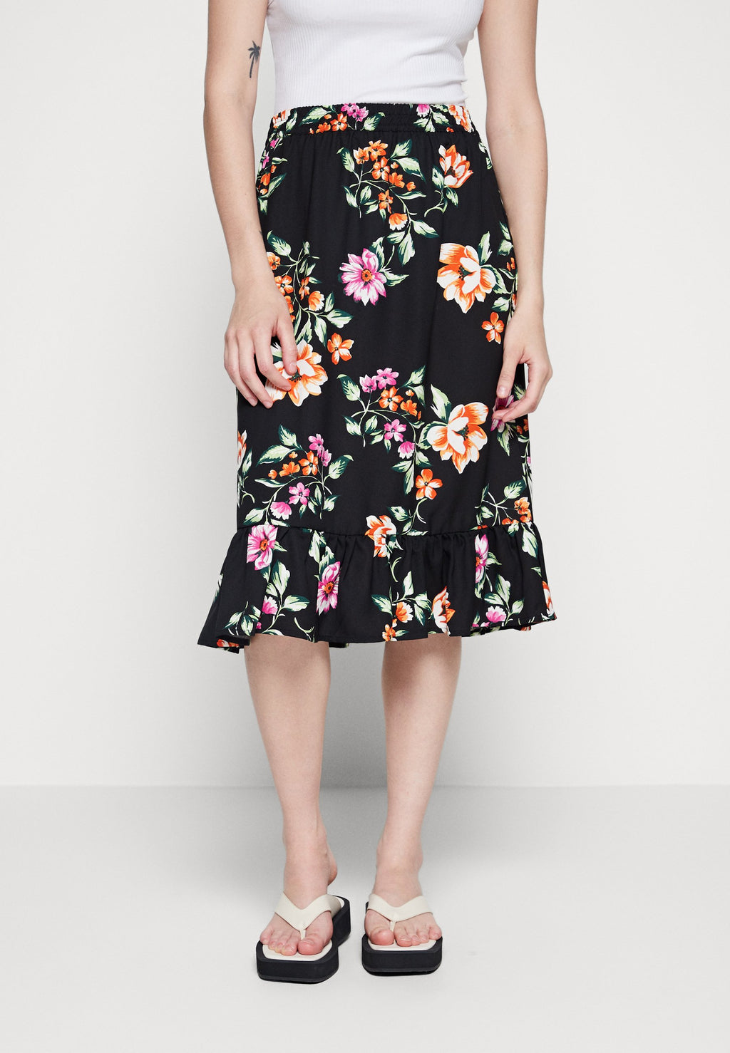 Pieces PCADNANA MIDI SKIRT