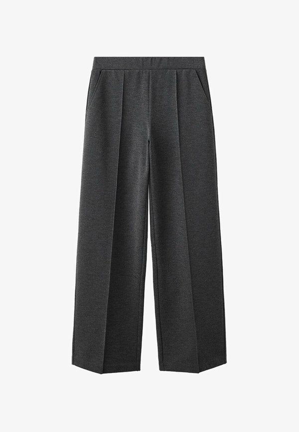 Mango Trousers - mottled grey