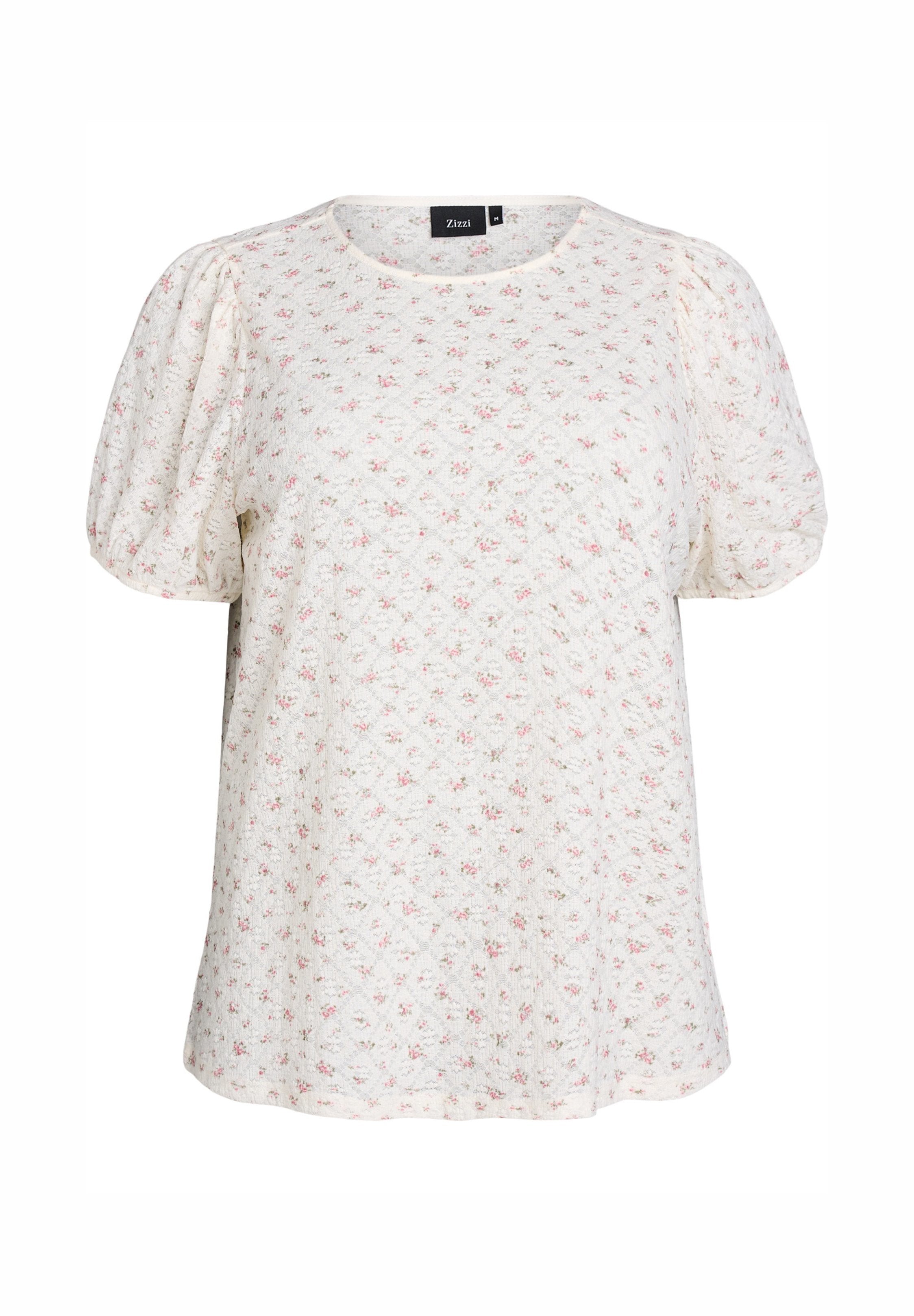 Zizzi KURZARM MIT BLUMENPRINT