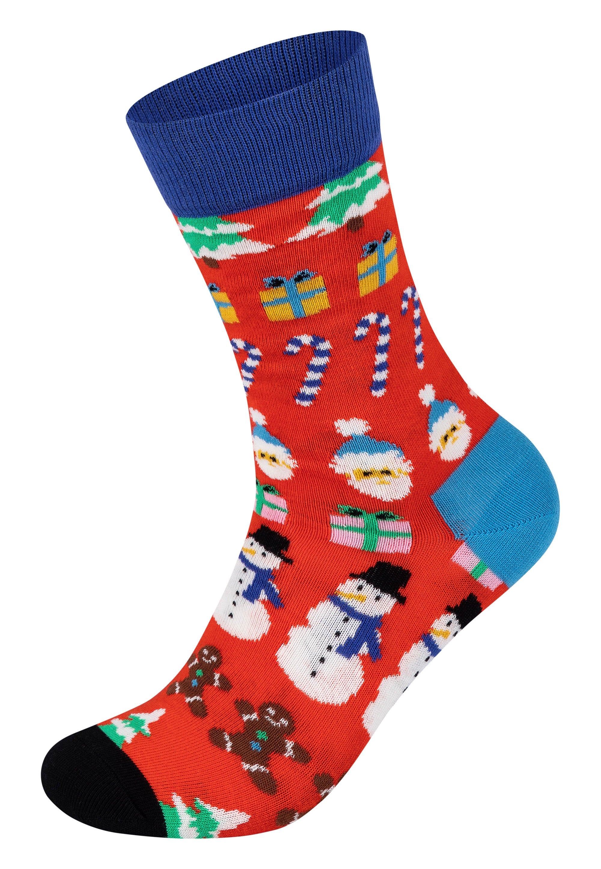 Happy Socks CHRISTMAS-JUMBO SNOWMAN 2 PACK