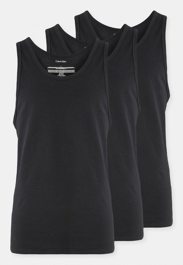 Calvin Klein Underwear 3 PACK - Undershirt - black