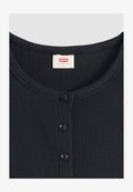 Levi's® RORY BUTTON THROUGH SS ANTHRACITE NIGHT - Cardigan - anthracite night blacks
