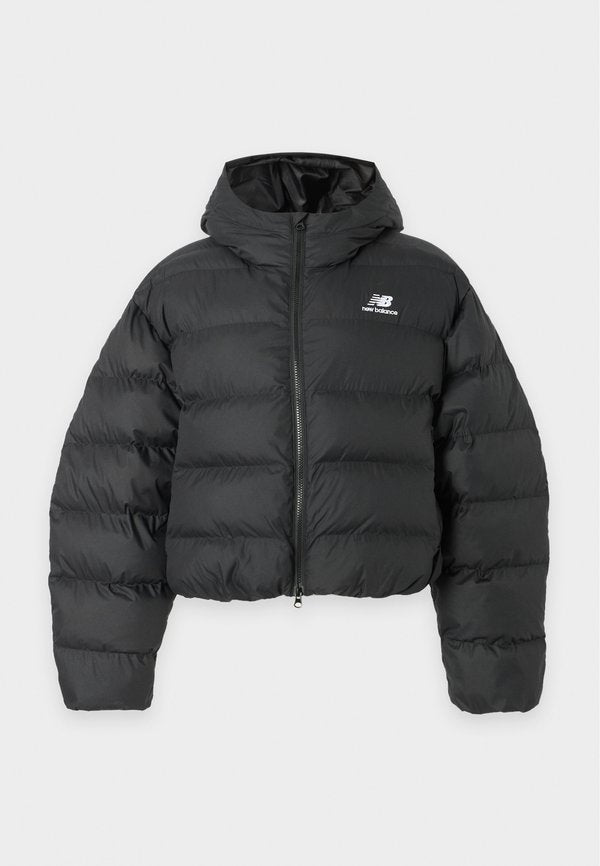 New Balance BOSTON PUFFER JACKET - Winter jacket - black