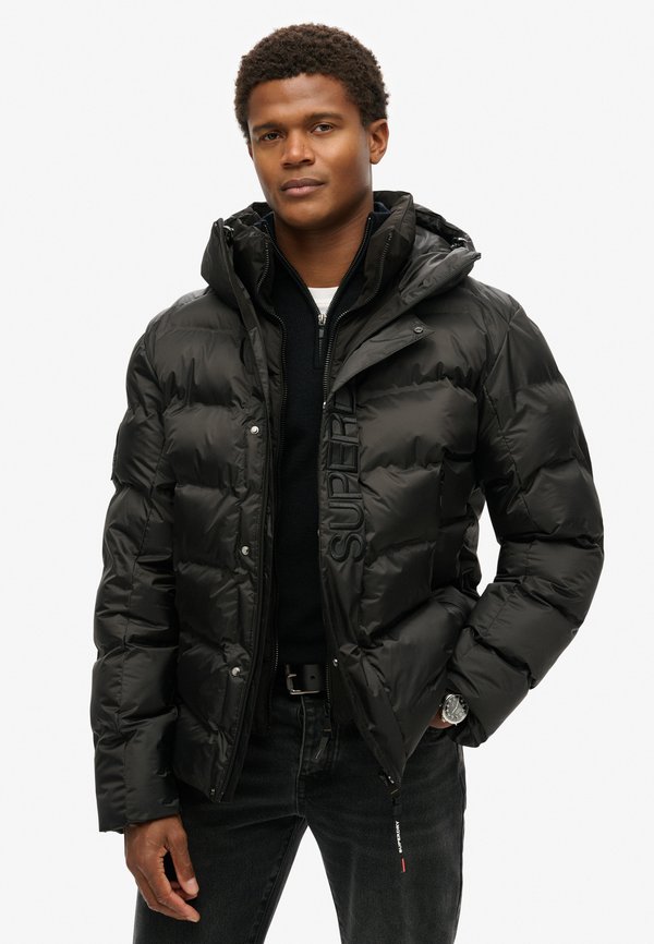 Superdry & Co GRAPHIC PUFFER  - Winter jacket - black