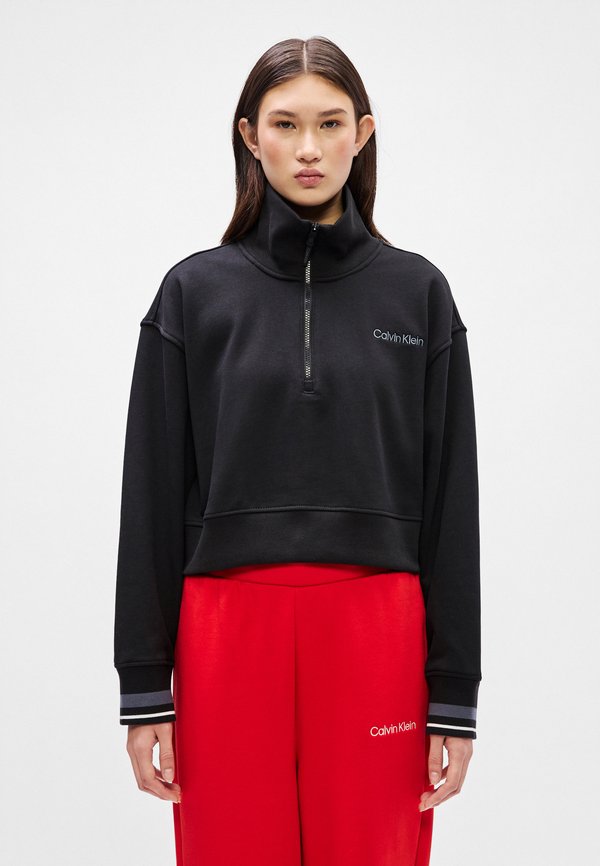 Calvin Klein SPORT ZIP SWEATER WITH GRAPHIC