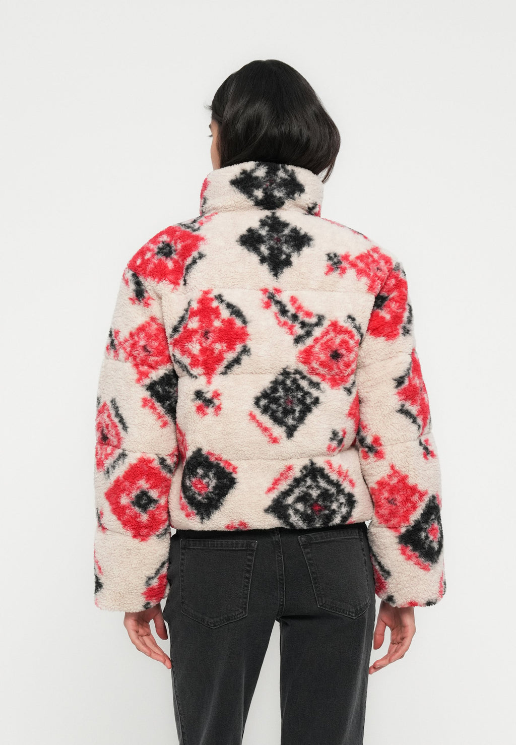 Abercrombie & Fitch SHORT PUFFER PRINTED