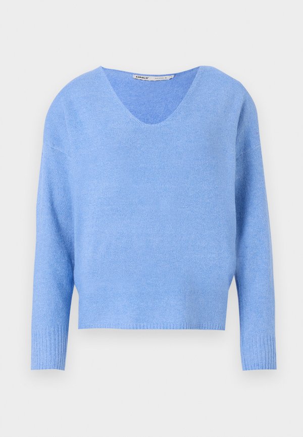 ONLY ONLRICA LIFE L/S V-NECK PULLO KNT NOOS - Jumper - provence melange