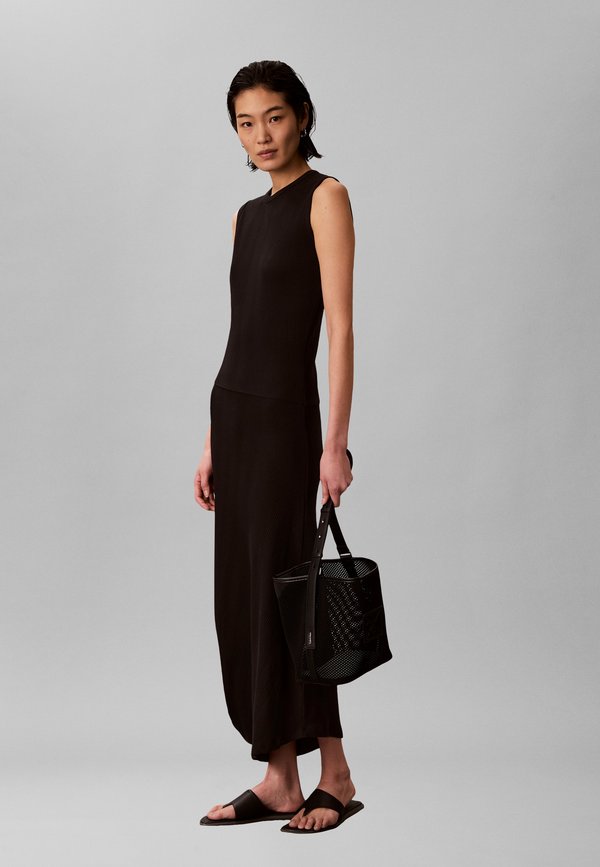 Calvin Klein VARIGATED ASYM DRAPED MID