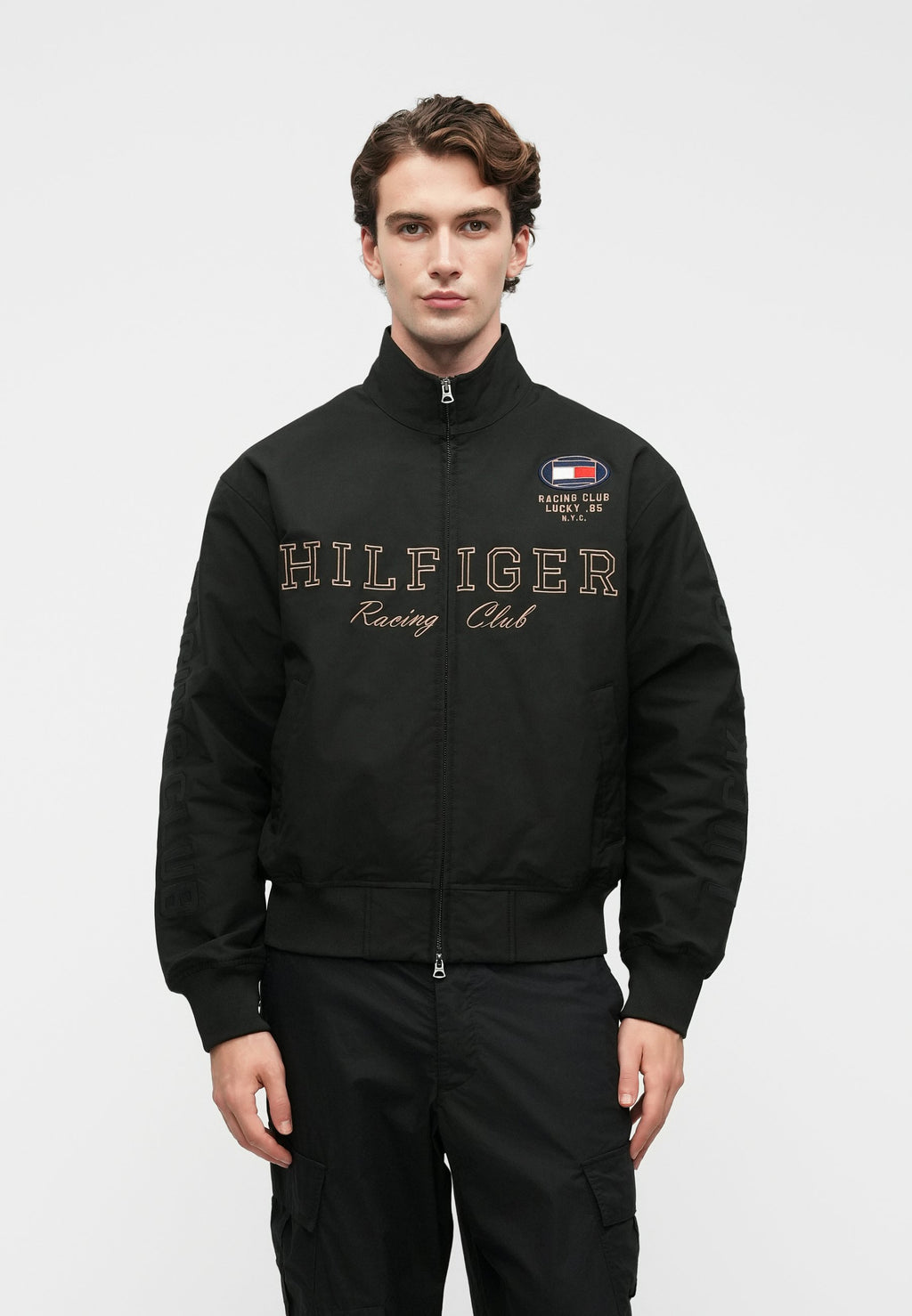 LOGO EMBROIDERY RACING JACKET Media 3