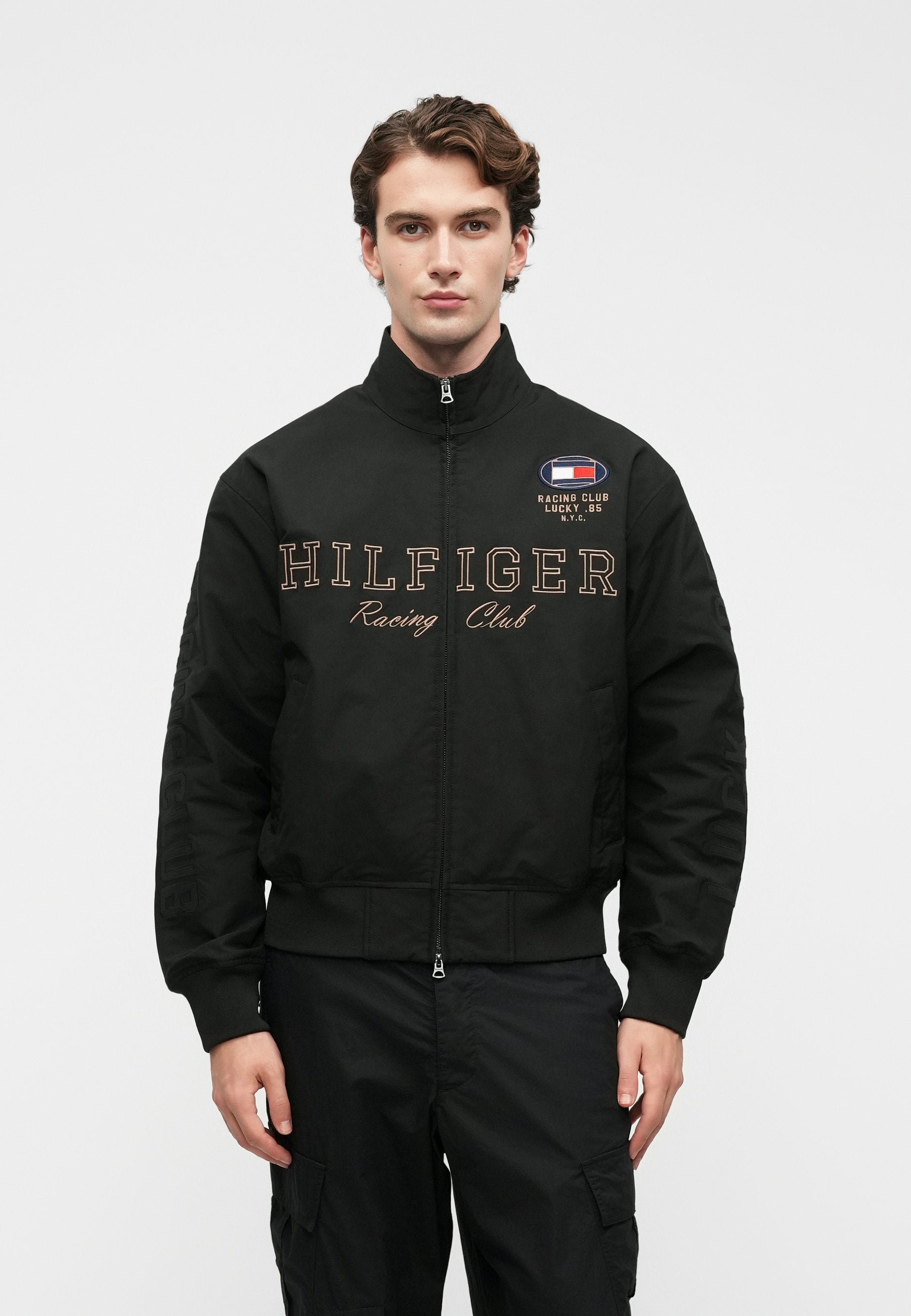 LOGO EMBROIDERY RACING JACKET Media 3