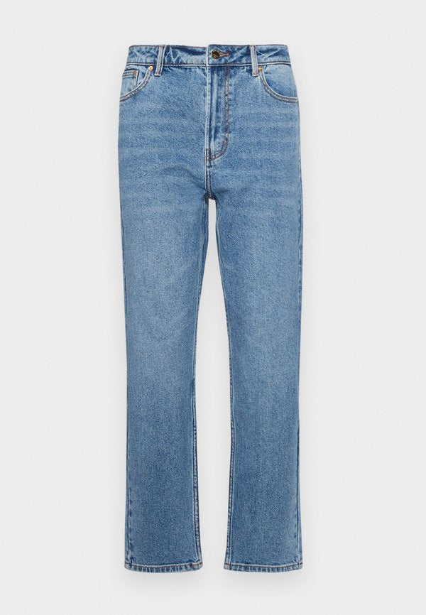 ONLY ONLEMILY ANKLE - Straight leg jeans - medium blue denim