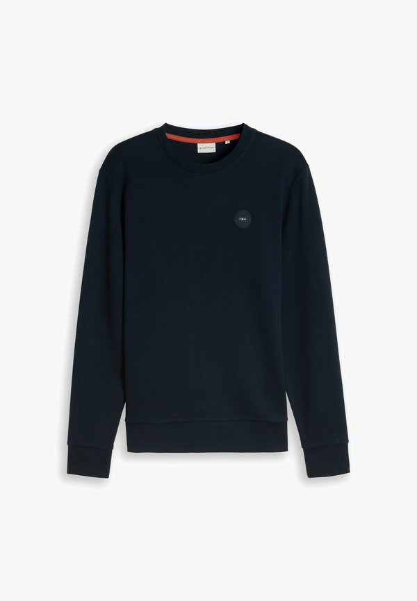 TOM TAILOR SWEATSHIRT MIT RUNDHALSAUSSCHNITT - Sweatshirt - sky captain blue