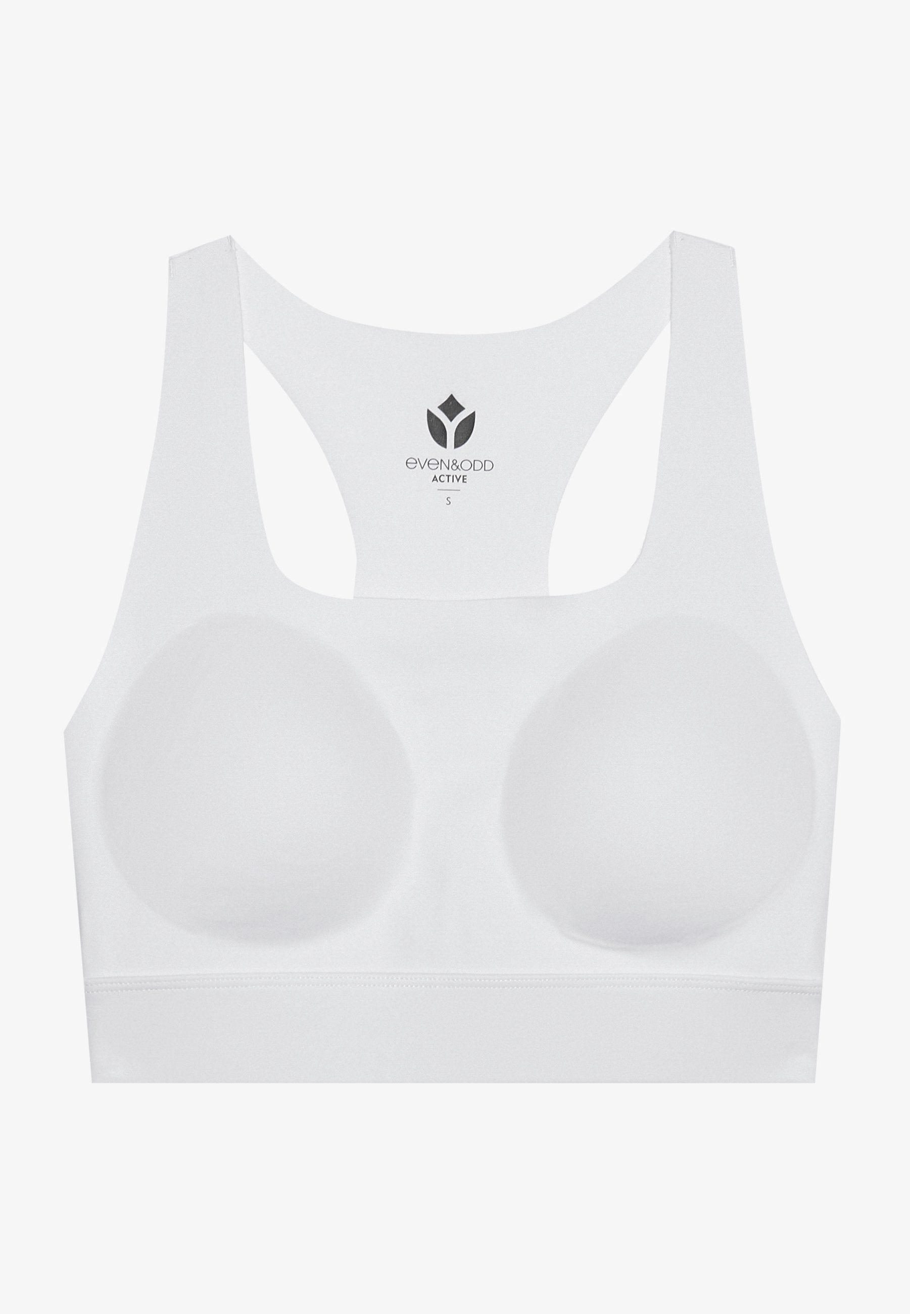Even&Odd active MEDIUM SUPPORT SQUARE NECK SPORTS BRA WITH PADDING