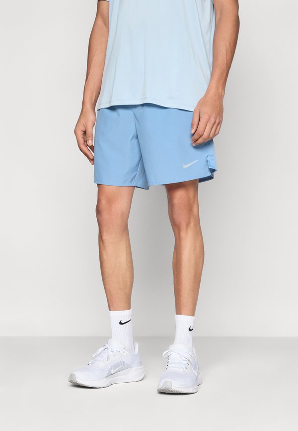 Nike Performance CHALLENGER SHORT - Sports shorts - work blue/black/reflective silver-coloured