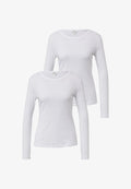 s.Oliver 2 PACK - Long sleeved top - weiß