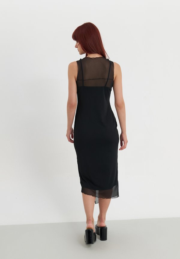 Even&Odd VISIBLE SEAMS ALL OVER MIDI DRESS