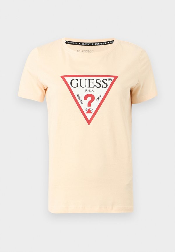 Guess ORIGINAL TEE - Print T-shirt - cosmic vanilla