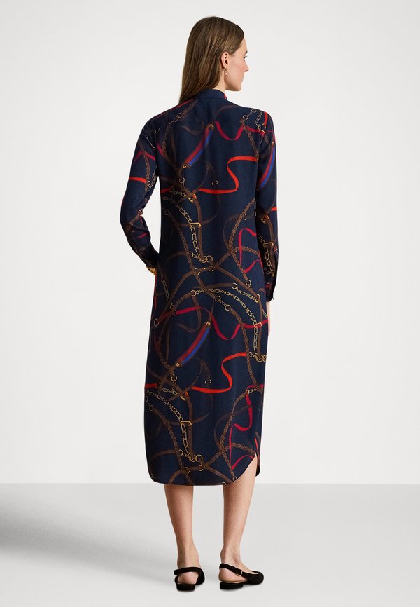 Lauren Ralph Lauren Petite PRINT GEORGETTE TIE-NECK SHIRTDRESS