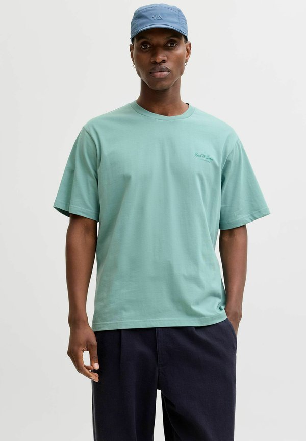 Jack & Jones JJEARCHIVE GRAPHIC TEE SS O-NECK NOOS - Basic T-shirt - mineral blue